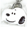 スヌーピー フェイス型 南京錠キーホルダー トラベル SNOOPY