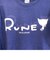 内藤ルネ Tシャツ（S)   ネイビー ねこ レトロ RUNE
