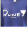 内藤ルネ Tシャツ（S)   ネイビー ねこ レトロ RUNE