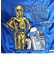 スターウォーズ シルバーユニバーズ C-3PO R2-D2 スカジャン L STAR WARS ブルゾン