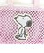 スヌーピー メッシュミニチュアバッグボールチェーン ピンク ミニポーチ SNOOPY