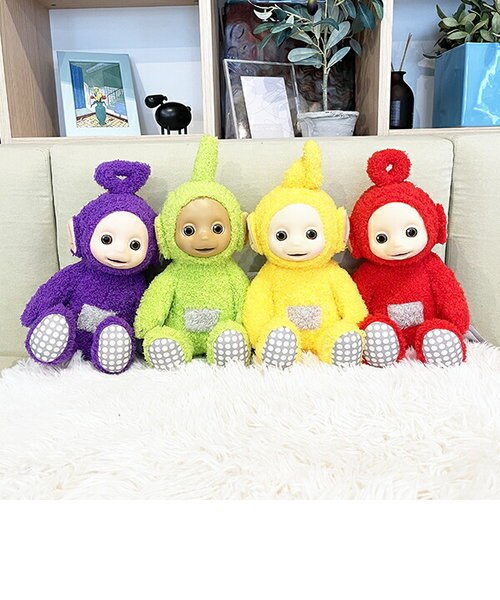 テレタビーズ ぬいぐるみ　ポップマート　黄色、赤色 2点セット テレタビーズ ポー ぬいぐるみ (レッド) インテリア