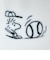 スヌーピー 湯のみ(ブラック) コミックアート コップ 食器 SNOOPY 日本製