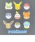 ポケットモンスター キッズ パルデアフェイス Tシャツ(ブラック) 140cm アパレル ポケモン