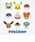 ポケットモンスター キッズ パルデアフェイス Tシャツ(ホワイト) 110cm アパレル ポケモン