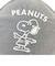 スヌーピー SNOOPY サークルポーチ ダークグレイ 小物入れ コインケース 化粧品入れ 旅行