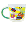 スポンジボブ ビーズインハンドル ガラスマグ イエロー コップ