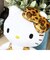 サンリオ ハローキティ ヒョウ柄 ブラウン お座りぬいぐるみ インテリア