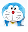 ドラえもん あらえるぬいぐるみ インテリア ブルー