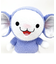 ドラえもん チンプイ とことこくらぶ ぬいぐるみ インテリア パープル