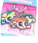 パワーパフガールズ 3チャームキーホルダー フライング キーアクセサリー