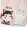 ペコちゃん ペコとターチャン ファスナー付A4トートバッグ (ライトピンク)