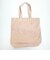 ペコちゃん ペコとターチャン ファスナー付A4トートバッグ (ライトピンク)