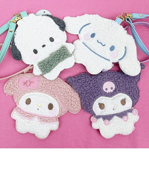 サンリオ シナモロール もこもこパスケース シナモン Sanrio