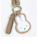 ミッフィー miffy PUスマートキーホルダー ミッフィーフェイス ベージュ