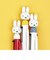 ミッフィー miffy & ANIMALS 3色ボールペン (イエロー) 文具  日本製