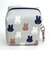 ミッフィー miffy ミニキューブポーチ ネイビー 小物入れ メイクポーチ ナスカン付き
