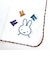 ミッフィー miffy ふわふわ刺繍ハンカチーフ ホワイト タオルハンカチ ハンドタオル