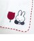 ミッフィー miffy ふわふわ刺繍ハンカチーフ ホワイト タオルハンカチ ハンドタオル