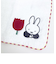 ミッフィー miffy ふわふわ刺繍ハンカチーフ ホワイト タオルハンカチ ハンドタオル