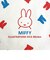 ミッフィー miffy イラストレーションズディックブルーナ 巾着 L グレー ポーチ 小物入れ メイク入れ