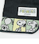 スヌーピー PEANUTS 75th どっとポーチ (ダークグレー ) SNOOPY