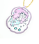 水森亜土 チャームマスコット マーメイド パープル チェーン付き キーホルダー