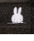 ミッフィー miffy 横型トートバッグ ブラック