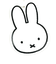ミッフィー miffy キルティング フラットポーチ グレージュ PCケース タブレットケース