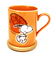 スヌーピー 木製コースター付マグ(オレンジ) コップ