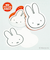 ミッフィー miffy フェイス缶メモ  (レッド) 文具