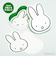 ミッフィー miffy フェイス缶メモ  (グリーン) 文具