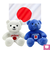 推しベア 日本応援 白 ぬいぐるみ クマ マスコット インテリア kuma and bear