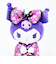 サンリオ クロミ ちょうちょ着物 ぬいぐるみ インテリア パープル