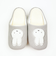 ミッフィー miffy ワッペン スリッパ (グレー)