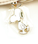 スヌーピー キルティング ショルダーバッグ アイボリー SNOOPY
