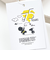 スヌーピー  ショルダーバッグ ブラックペイント SNOOPY
