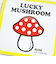 内藤ルネ LUCKYMUSHROOM コースター キッチン 日本製