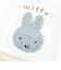 ミッフィー miffy サガラバッジ (グレー)