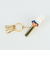 ミッフィー miffy にもつ バッグキークリップ キーホルダー