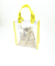 SNOOPY スヌーピー クリアトート M 巾着付 イエロー バッグ デイユーズ アウトドア プール サウナ