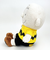 スヌーピー スヌーピー SNOOPY チャーリーブラウン 75th ぬいぐるみ レトロ Mサイズ インテリア イエロー