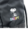 SNOOPY スヌーピー RE-PET ボックスリュック オーロラ ロゴ 旅行 修学旅行 スクール バッグ