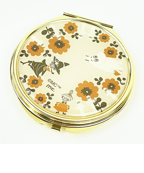 MOOMIN ムーミン ミラー ブラウン レトロシリーズ コンパクトミラー 鏡