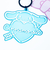 サンリオ シナモロール マット染色キーホルダー (ブルー) シナモン Sanrio