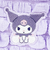 サンリオ クロミ スクエアポーチ ポコポコワッペン Sanrio