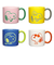 スヌーピー カラーハンドルマグカップ イエロー コップ