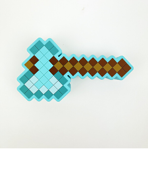 マインクラフト MINECRAFT ダイヤモンドの斧 シリコンペンポーチ ペン