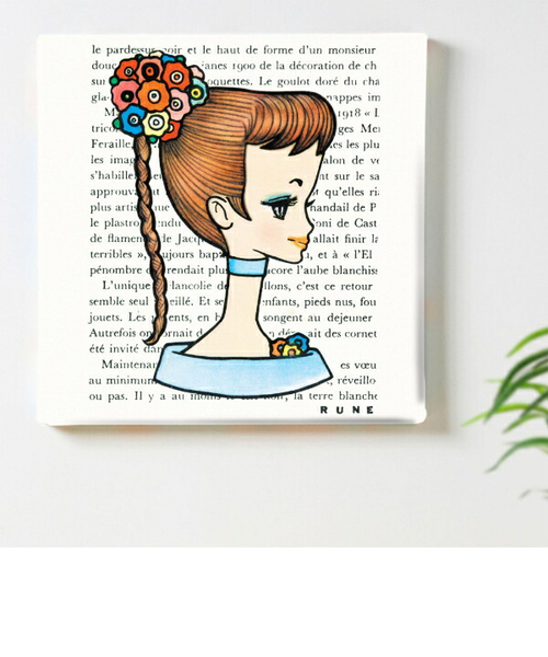 内藤ルネ キャンバスアート MODEL インテリア アートパネル