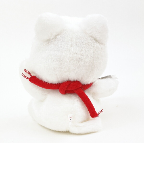 モンチッチ 招き猫 ぬいぐるみ ホワイト｜パーフェクトワールドの通販